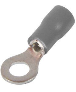 Ізольований наконечник e.terminal.stand.rv1.1,25.4.grey 0.5-1.5 кв.мм, сірий, 100шт s1036006 фото