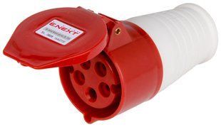 Силова розетка переносна e.socket.pro.5.16, 5п., 380В, 16А (215) p012018 фото