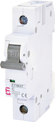Авт. вимикач ETIMAT 6 1p C 10А (6 kA) 2141514 фото