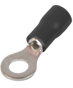 Ізольований наконечник e.terminal.stand.rv1.1,25.8.black 0.5-1.5 кв.мм, чорний, 100шт s1036017 фото
