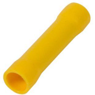 Гільза з'єднувальна ізольована e.splice.stand.bv.2.yellow 1,5-2,5 кв.мм, жовта, 100шт s4036009 фото