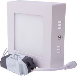 Светильник накладной светодиодный e.LED.MP.Square.S.6.4500. квадрат, 6Вт, 4500К, 420Лм l0860010 фото