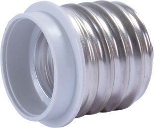 Переходник e.lamp adapter.Е40/Е27.white, из патрона Е40 на Е27, пластиковый s9100020 фото