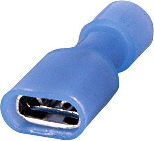 Наконечник-з'єднувач ізольований серії FN e.terminal.stand.fdfn2.250.blue (fn.f.1,5.2,5) 1,5-2,5 кв.мм "мама", 100шт s4039001 фото