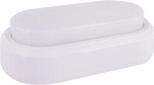 Светильник светодиодный влагозащищенный e.LED.oval.8.4500.white, 8Вт, 4500К, IP54, белый l0810104 фото