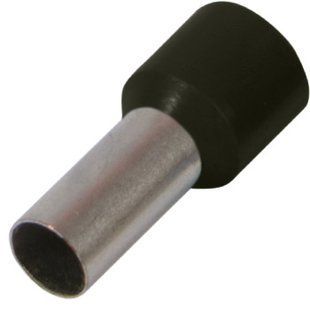 Ізольований наконечник втулковий e.terminal.stand.e4009.black 4,0 кв.мм, чорний, 100шт s3036038 фото