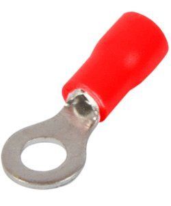 Ізольований наконечник e.terminal.stand.rv2.2.6.red 1.5-2.5 кв.мм, червоний, 100шт s1036029 фото