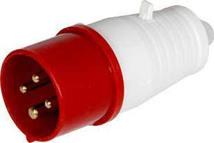 Силова вилка переносна e.plug.pro.4.16, 4п., 380В, 16А (014) p011004 фото
