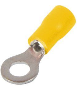 Ізольований наконечник e.terminal.stand.rv2.2.6.yellow 1.5-2.5 кв.мм, жовтий, 100шт s1036030 фото