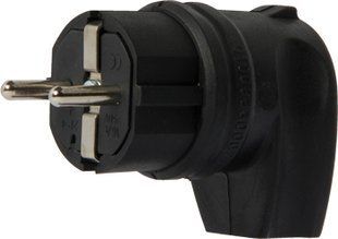 Вилка кутова каучукова e.plug.rubber.angle.027.16, з з/к, 16А s9100030 фото