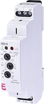 Реле контролю напруги HRN-33 48-276V AC (1F, 1x16A_AC1) 2470015 фото