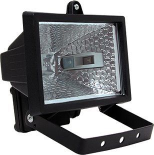 Светильник e.halogen.150.black 150Вт, черный прожектор l003002 фото