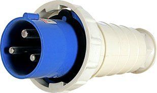 Силова вилка переносна e.plug.pro.3.63, 3п., 220В, 63А (033) p011003 фото