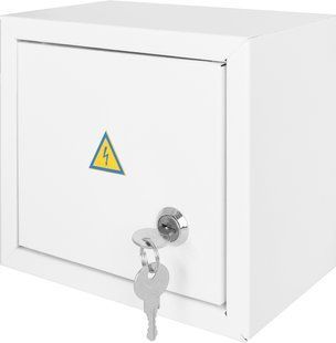 Шафа e.mbox.stand.n.06.z металева, під 6 мод., навісна, з замком s0100019 фото