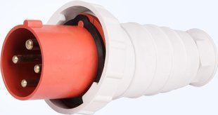 Силова вилка переносна e.plug.pro.4.63, 4п., 380В, 63А (034) p011006 фото