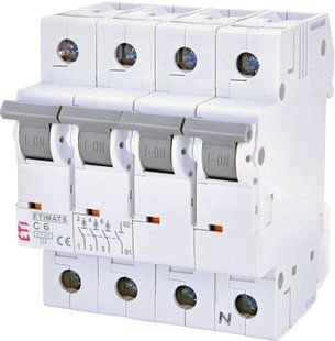 Авт. вимикач ETIMAT 6 3p+N C 40А (6 kA) 2146520 фото