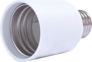 Переходник e.lamp adapter.Е27/Е40.white, из патрона Е27 на Е40, пластиковый s9100015 фото