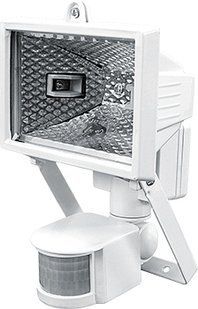 Светильник e.halogen.move.500.white 500Вт, белый прожектор с датчиком движения l003011 фото