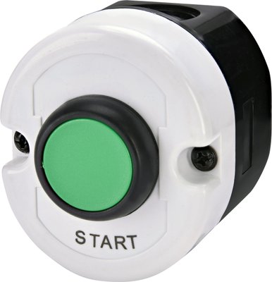 Кнопковий пост 1-модул. ESE1-V3 ("START", зелений, корп. сіро-чорний) 4771441 фото