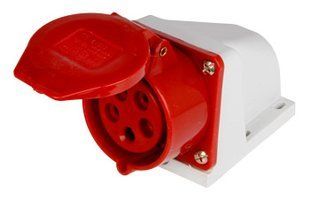 Силова розетка стаціонарна e.socket.pro.5.32, 5п., 380В, 32А (125) p012008 фото