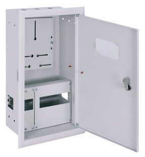 Корпус обліку металевий e.mbox.pro.w.f3.12 IP31 вбудований під 3ф лічильник, 12 модулів p0100226 фото