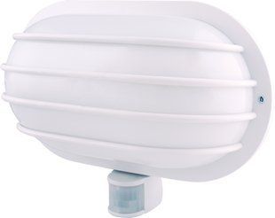 Светильник настенный с датчиком движения e.sensor.lum.69.e27.white(белый) 180&deg;, IP44 s061026 фото