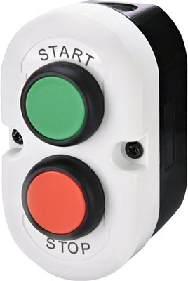 Кнопковий пост 2-модул. ESE2-V4 ("START/STOP", зелений/червоний, корп. сіро-чорний) 4771442 фото