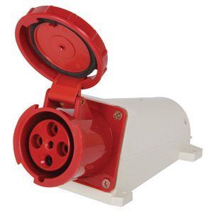 Силова розетка стаціонарна e.socket.pro.4.63, 4п., 380В, 63А (134) p012006 фото