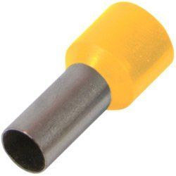 Ізольований наконечник втулковий e.terminal.stand.е0508.yellow 0,5 кв.мм, штир 8мм, 100шт s036005 фото