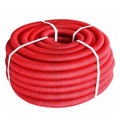 Труба гофрированная тяжелая (750Н) e.g.tube.pro.19.25 (25м).red,красная s028051 фото